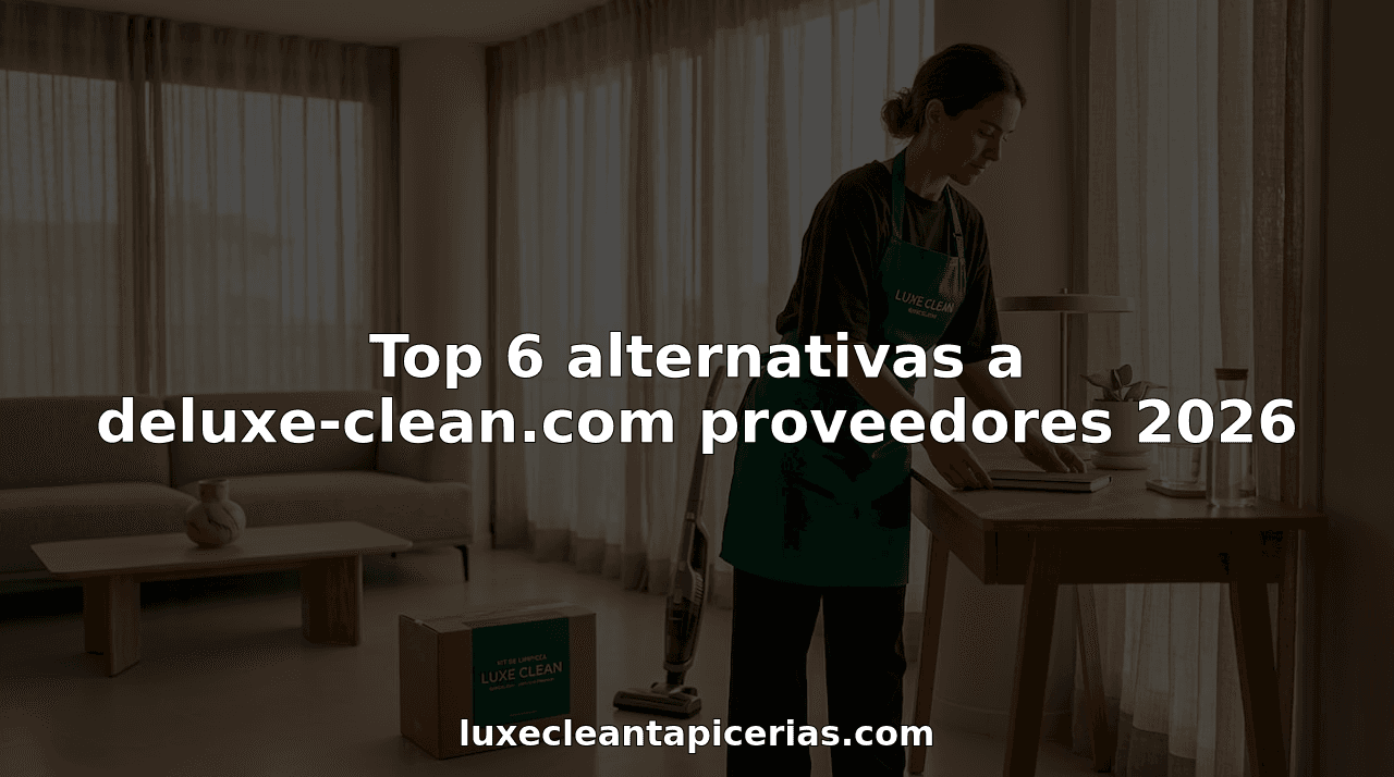 Top 6 alternativas a deluxe-clean.com proveedores 2026