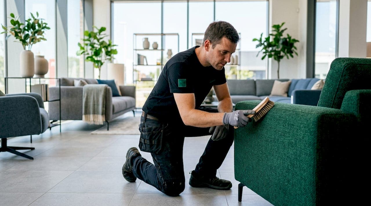 Por qué la tapicería de showroom necesita mantenimiento