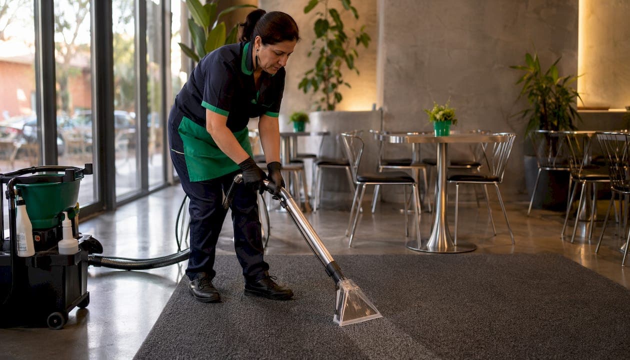 Beneficios de la alfombra limpia en tu local comercial