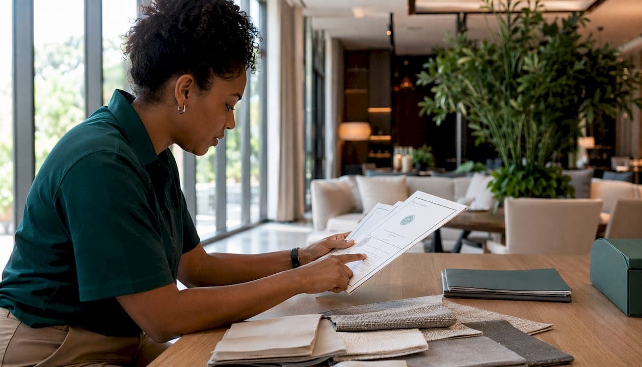 Productos certificados para tapicería hotel: guía de compras HORECA