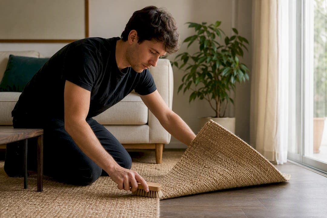 Limpieza de alfombra sisal: el método correcto sin dañar la fibra