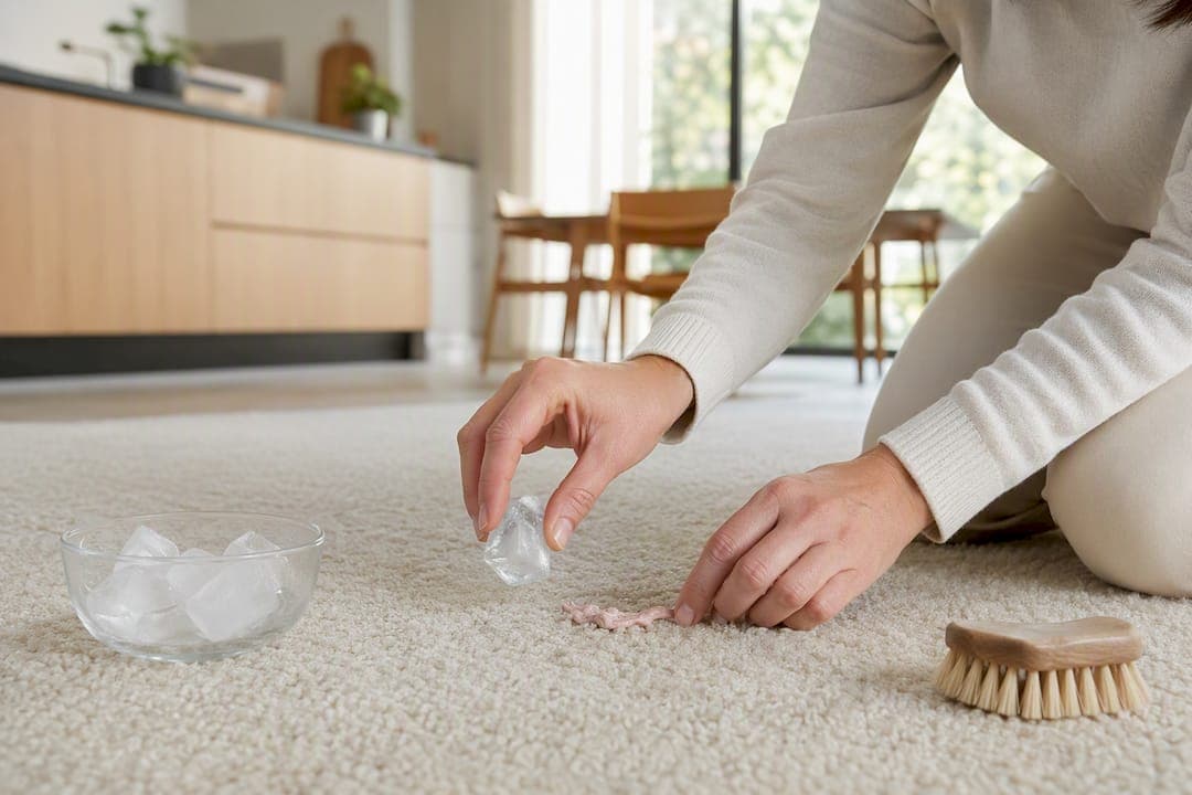 Eliminar chicle sin dañar las fibras: 3 métodos seguros para alfombras